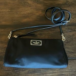 Kate Spade New York Jane Wilson Road Black Nylon Crossbody Handbag